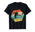 Soccer Distressed Hexagon Soccer T-Shirt - Fun Novelty Design for Adults