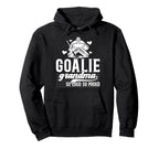 Hockey Goalie Grandma So Loud Ice Hockey Hoodie - Graphic Print Unisex