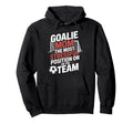 Most Stressful Position Team Goalkeeper Hoodie - Unique Graphic Unisex