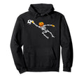 Skeleton Soccer Goalkeeper Halloween Hoodie - Minimalist Print Men Women