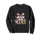 Soccer Mama Bow Soccer Mom Club Sweatshirt - Streetwear Style for Adults