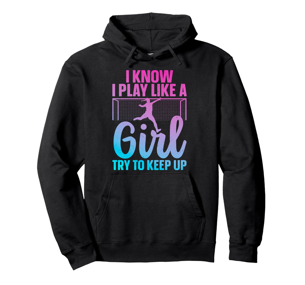 Funny Soccer Art Soccer Player Soccer Hoodie - Minimalist Print Unisex