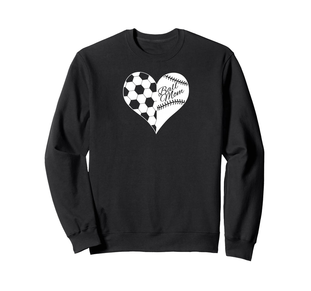 Baseball Laces Soccer Ball Pattern Sweatshirt - Trendy Graphic Men Women