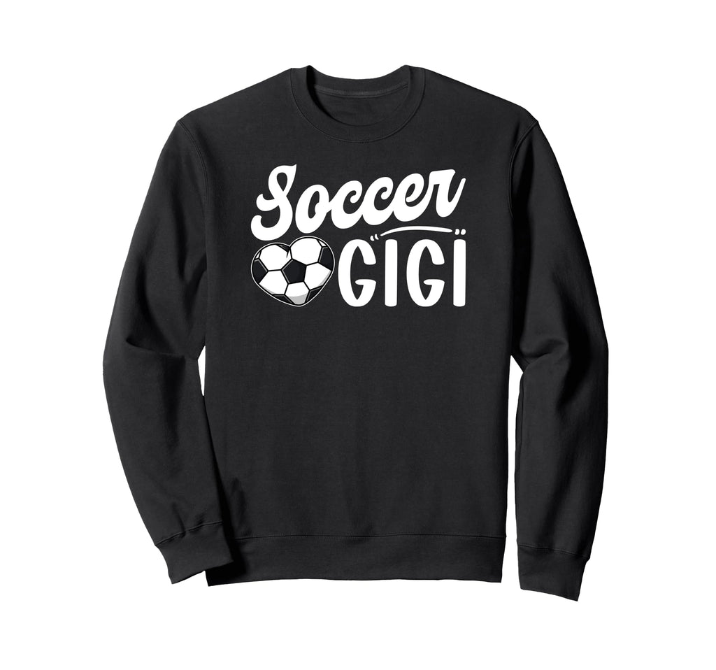 Soccer Gigi Heart Grandma Gigi Sweatshirt - Minimalist Print Men Women