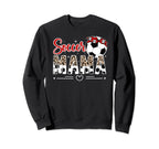 Soccer Mama Leopard Soccer Mom Sweatshirt - Unique Graphic for Adults