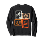Soccer Colored Sweatshirt - Novelty Apparel for Adults