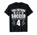 Future Soccer Just Turned 4Th T-Shirt - Custom Art Print Men Women