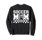 Soccer Mom Soccer Player Mama Coquette Sweatshirt - Trendy Graphic Unisex