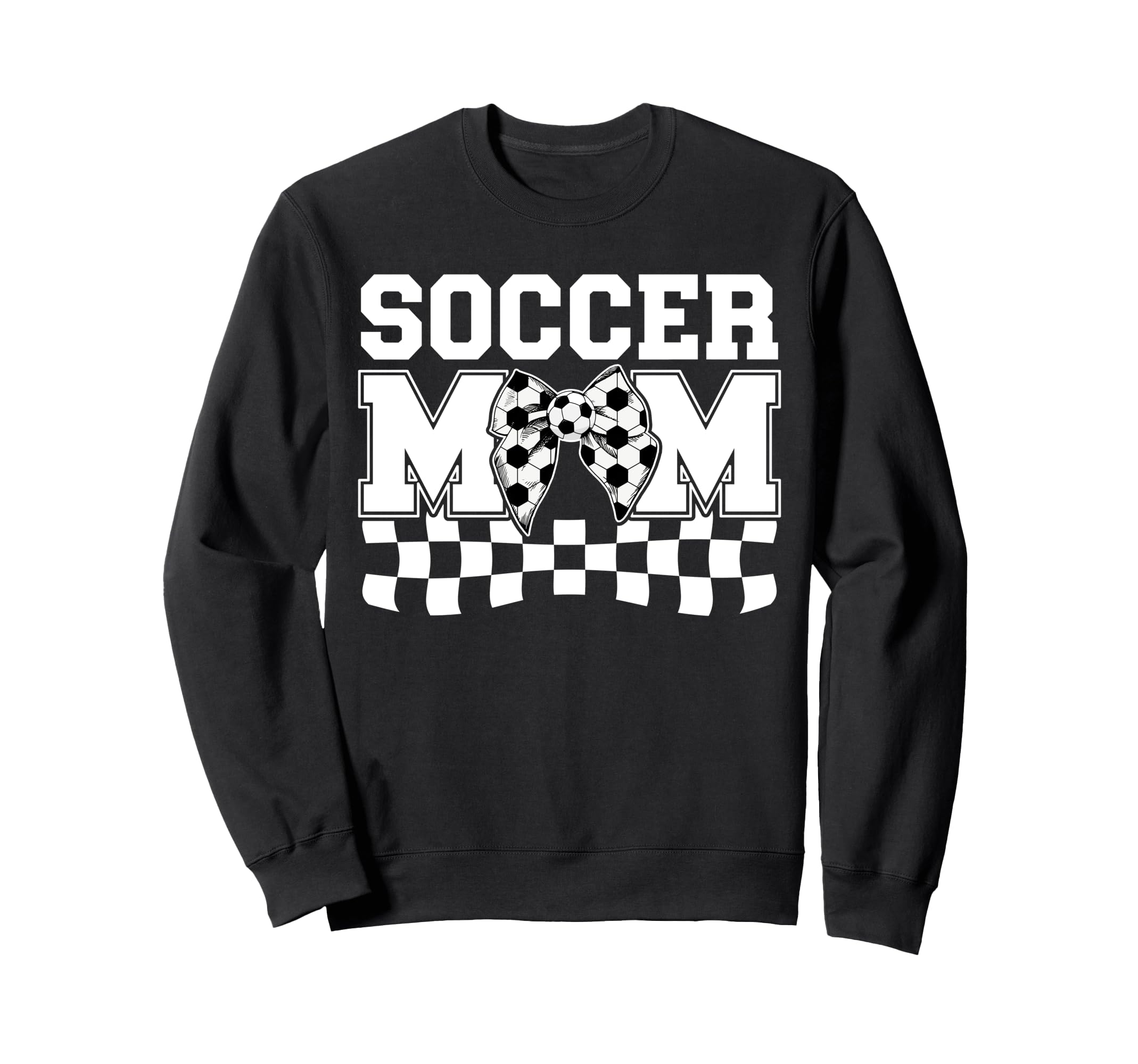 Soccer Mom Soccer Player Mama Coquette Sweatshirt - Trendy Graphic Unisex