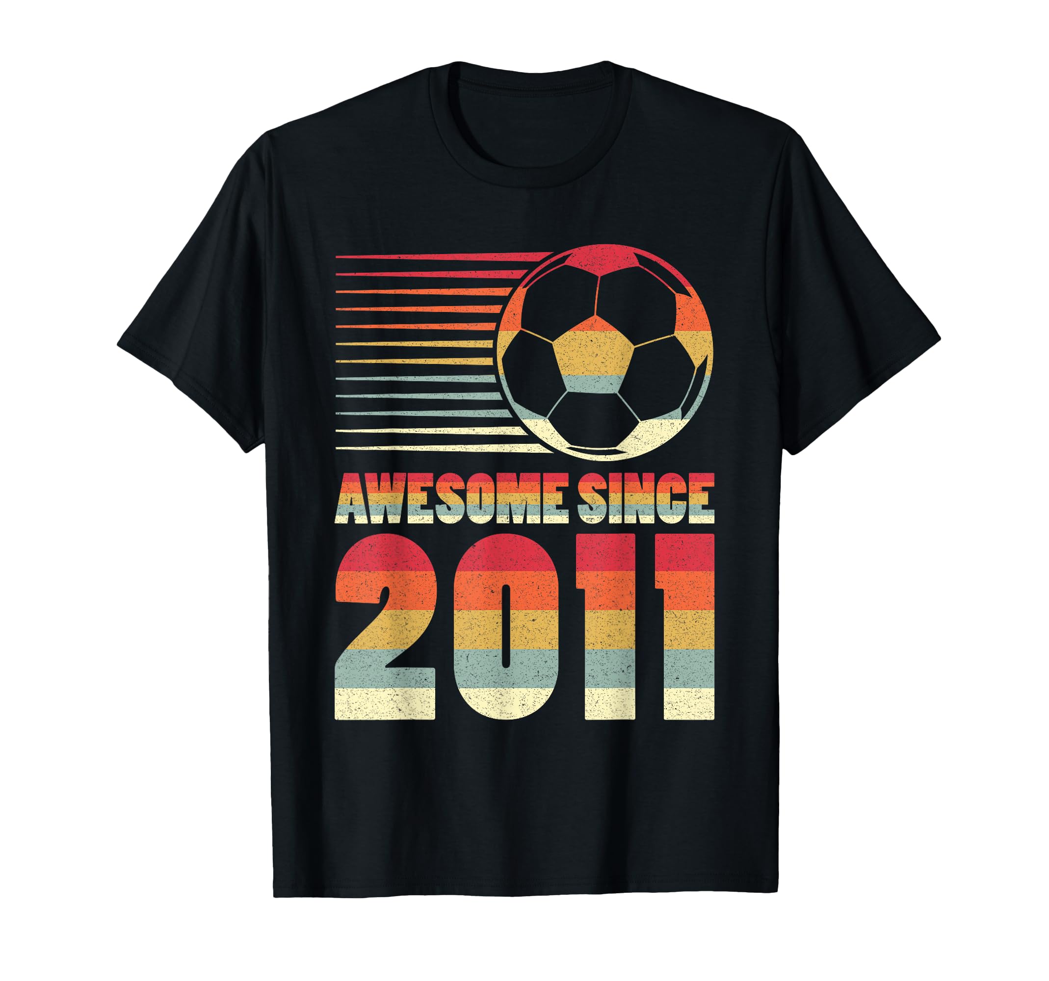 Awesome Since 2011 Soccer 15Th T-Shirt - Custom Art Print for Adults