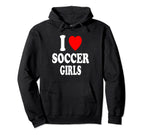 I Heart Love Soccer Sexy Hot Athletic Hoodie - Unique Graphic Unisex