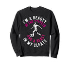Im Beauty Streets Soccer Daughter Sweatshirt - Trendy Graphic Men Women