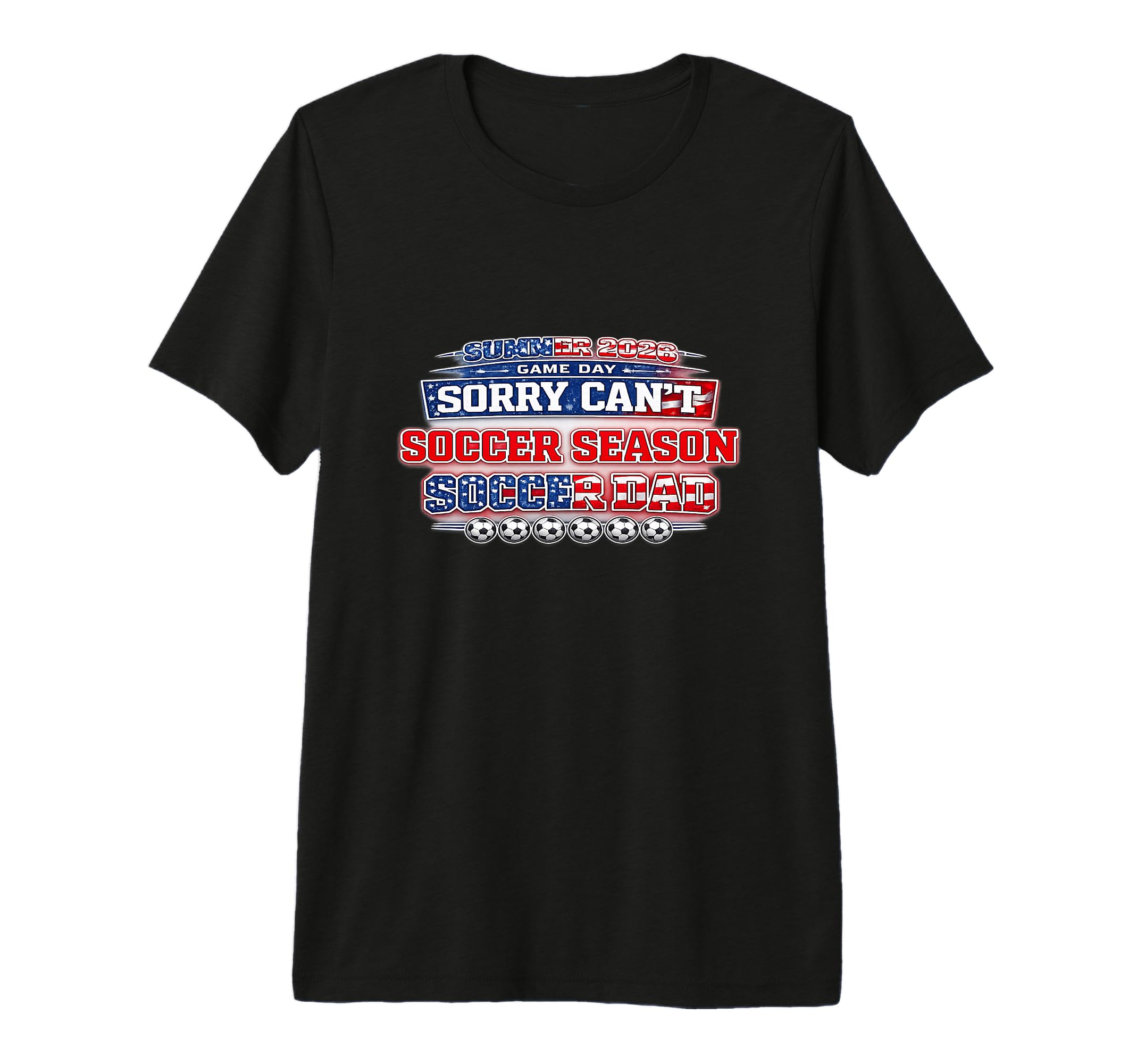 Summer 2026 Soccer Match Day Game T-Shirt - Streetwear Style for Adults