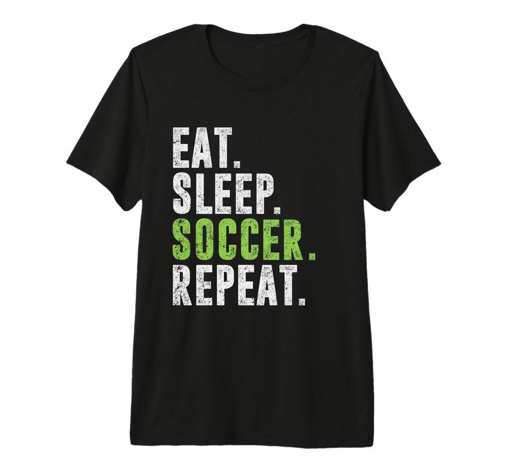 Eat Sleep Soccer Repeat Football Sport T-Shirt - Unique Graphic for Adults