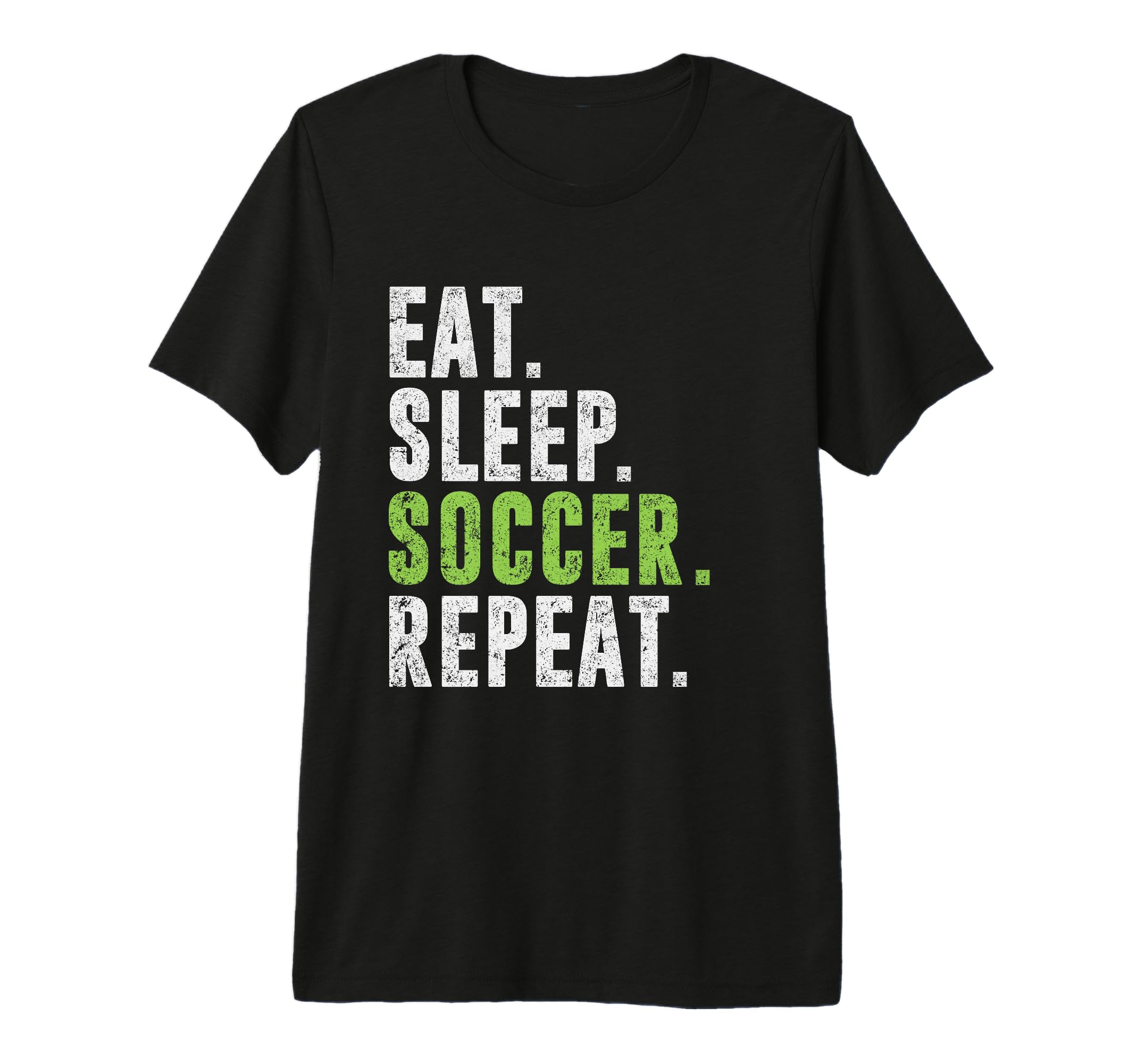 Eat Sleep Soccer Repeat Football Sport T-Shirt - Unique Graphic for Adults