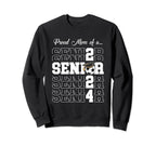 Senior 2024 Soccer Mom Gift Class Sweatshirt - Novelty Apparel Men Women
