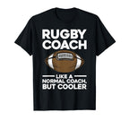 Funny Rugby Coach Dad Rugby Players T-Shirt - Novelty Apparel Men Women