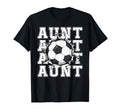 Soccer Aunt Cracked Wall Family T-Shirt - Custom Art Print Men Women