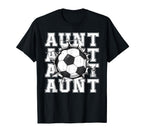 Soccer Aunt Cracked Wall Family T-Shirt - Custom Art Print Men Women