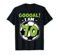 70 Year Old Birthday Soccer Themed T-Shirt - Custom Art Print Men Women