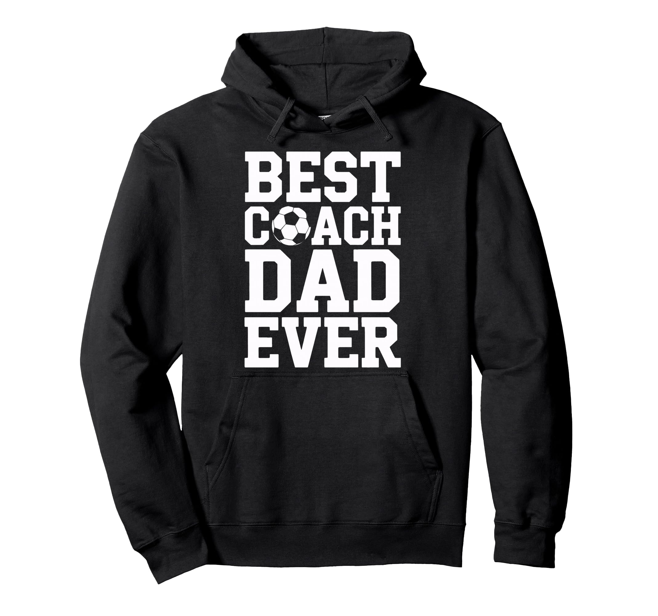 Proud Soccer Coach Best Coach Dad Hoodie - Casual Everyday Wear Men Women