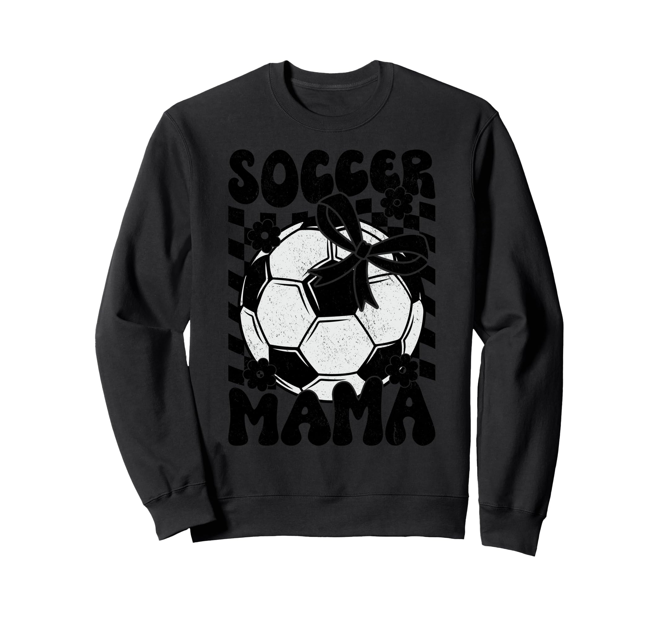 Soccer Mama Mother Mom Mommy Play Ball Sweatshirt - Unique Graphic Unisex