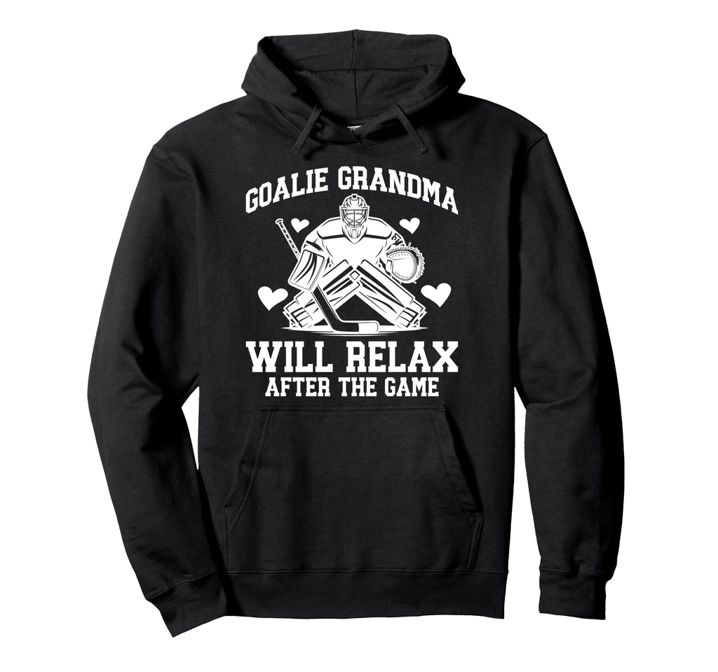 Funny Hockey Goalie Grandma Ice Hoodie - Streetwear Style for Adults