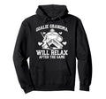 Funny Hockey Goalie Grandma Ice Hoodie - Streetwear Style for Adults