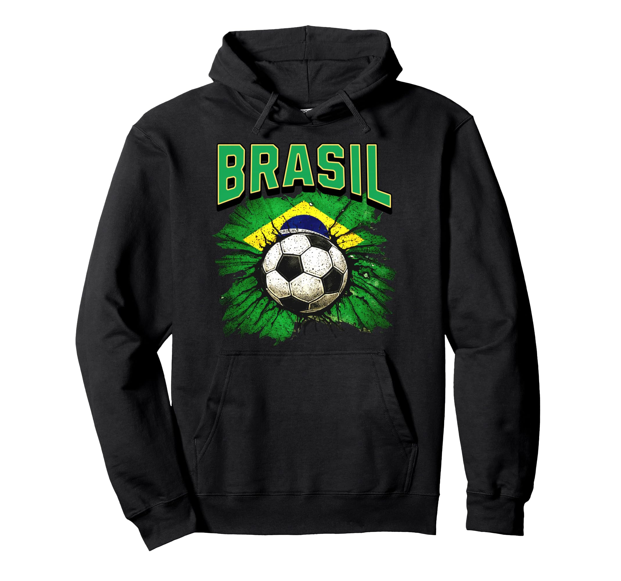 2026 Brasil Cup Flag Soccer Pride Hoodie - Casual Everyday Wear Men Women