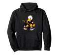 Duck Ice Hockey Player Hockey Stick Hoodie - Streetwear Style Men Women