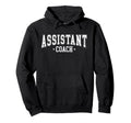 Assistant Coach Funny Sports Coaching Hoodie - Aesthetic Graphic Unisex