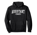 Assistant Coach Funny Sports Coaching Hoodie - Aesthetic Graphic Unisex
