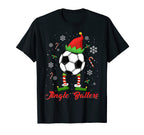 Jingle Ballers Soccer Football Elf Gift T-Shirt - Novelty Apparel Unisex