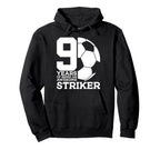 Soccer 9 Years Awesome Soccer Hoodie - Fun Novelty Design Men Women