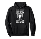 Field Hockey Goalie Grandpa Field Hockey Hoodie - Graphic Print for Adults