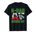 G Dad Birthday Soccer Group Family T-Shirt - Novelty Apparel for Adults