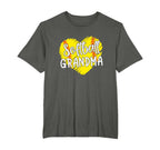 Softball Grandma Baller Grandma T-Shirt - Casual Everyday Wear Men Women