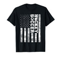 American Distressed Flag Funny T-Shirt - Minimalist Print for Adults