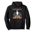 Defensive Midfielder Day Zombie Night Hoodie - Fun Novelty Design Unisex
