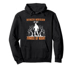 Defensive Midfielder Day Zombie Night Hoodie - Fun Novelty Design Unisex