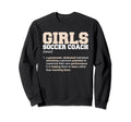 Girsl Soccer Coach Soccer Lover Sweatshirt - Graphic Print Men Women