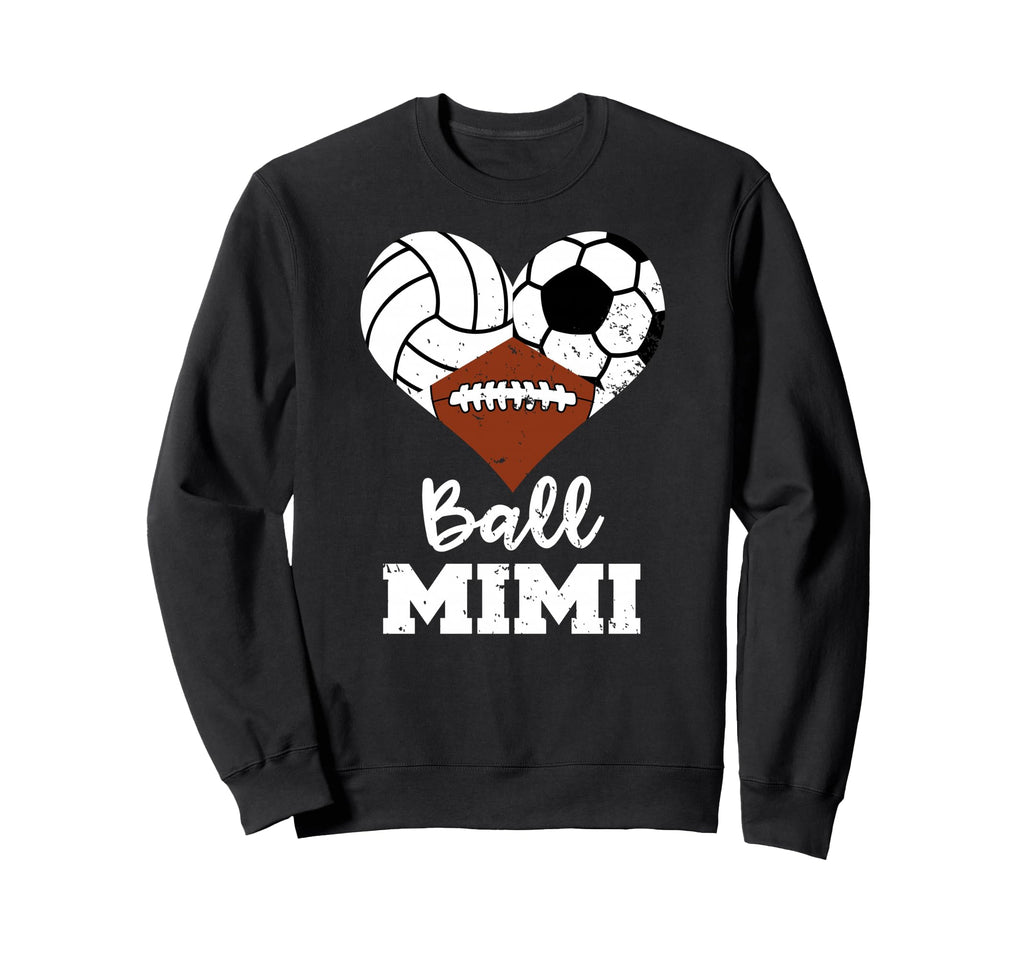 Ball Mimi Heart Funny Volleyball Sweatshirt - Streetwear Style Men Women