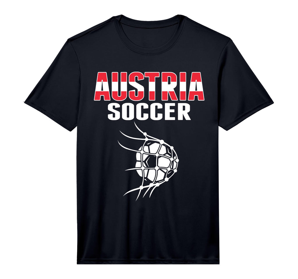 Austria Soccer Fans Jersey Support T-Shirt - Fun Novelty Design Men Women