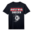 Austria Soccer Fans Jersey Support T-Shirt - Fun Novelty Design Men Women