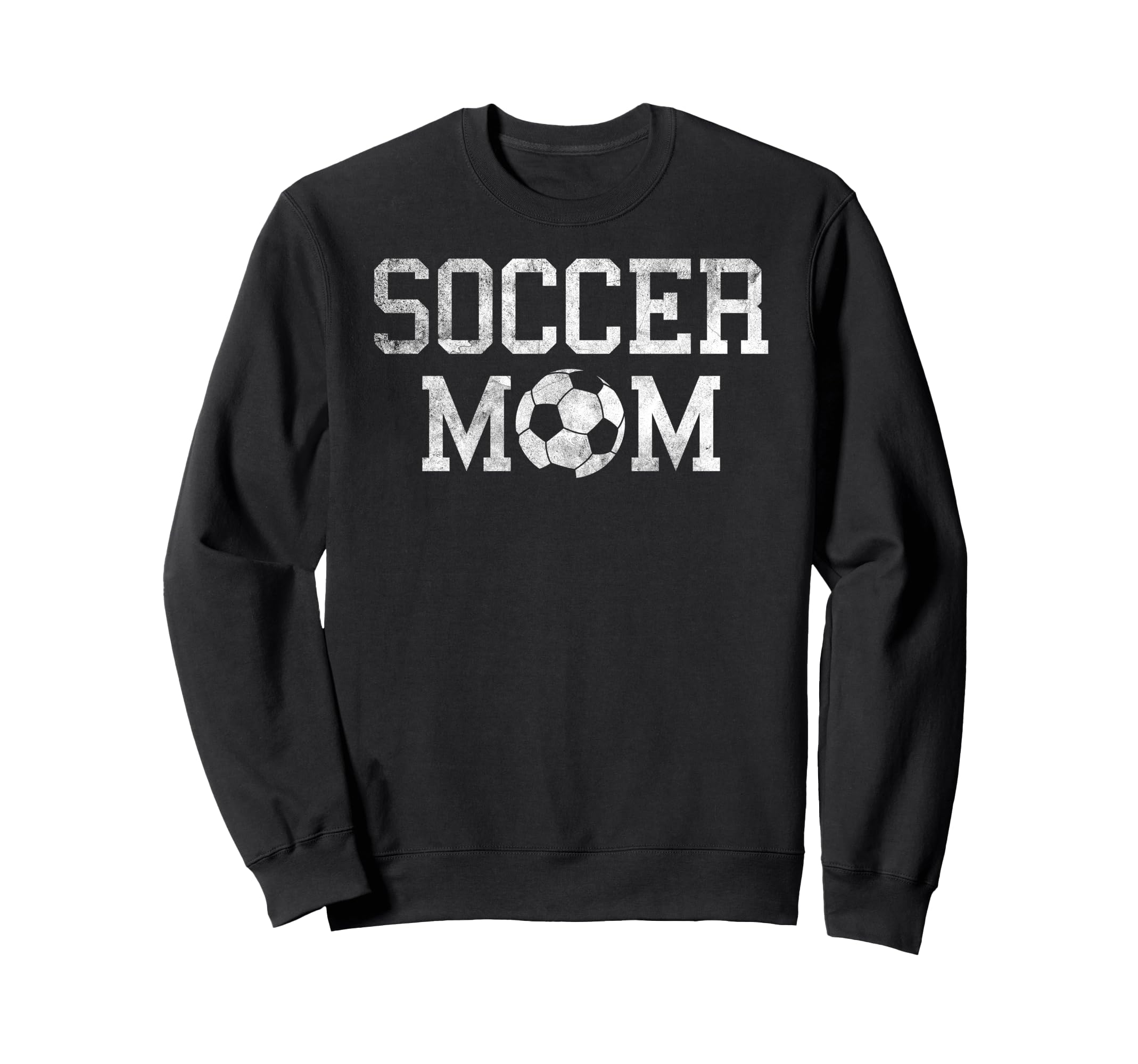 Proud Soccer Mom Funny Sport Gift Sweatshirt - Minimalist Print for Adults