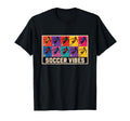 Soccer Vibes Colorful Action Packed T-Shirt - Streetwear Style for Adults