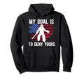 My Goal Field Hockey Goalie Field Hoodie - Aesthetic Graphic for Adults