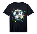 Soccer Ball Lights Funny Sport T-Shirt - Graphic Print for Adults