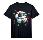 Soccer Ball Lights Funny Sport T-Shirt - Graphic Print for Adults