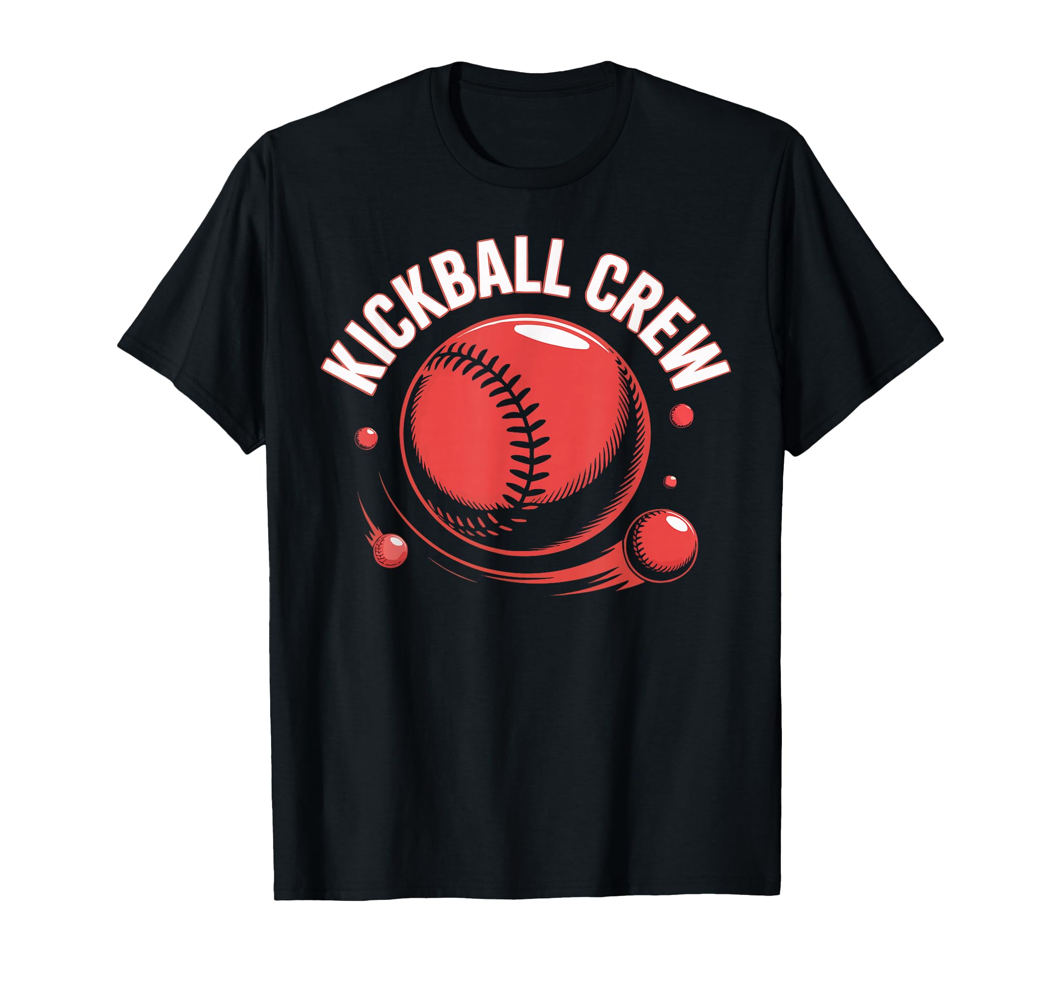 Love Kickball Player Soccer Baseball T-Shirt - Minimalist Print for Adults